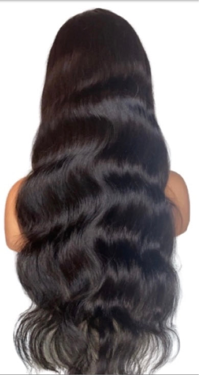 CUSTOM GLUE-LESS 28” BODY WAVE (6x6) HD CLOSURE WIG