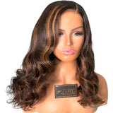 CUSTOM COLOR 16” LOOSE WAVE HD (5x5) CLOSURE WIG