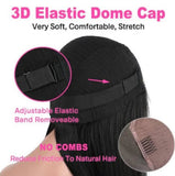 CUSTOM GLUE-LESS 28” BODY WAVE (6x6) HD CLOSURE WIG