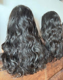 CUSTOM GLUE-LESS 28” BODY WAVE (6x6) HD CLOSURE WIG
