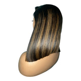 CUSTOM COLOR 14” STRAIGHT(4x4) CLOSURE WIG (KRYSTAL BOLDEN)