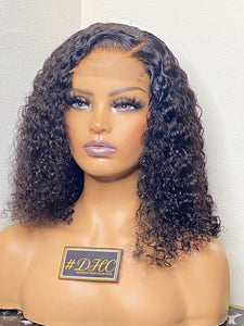 16” KINKY CURLY (4x4)  CLOSURE WIG